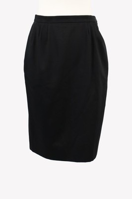Pierre Balmain Damen Rock Gr. 38 Schwarz Rock Bleistiftrock Skirt