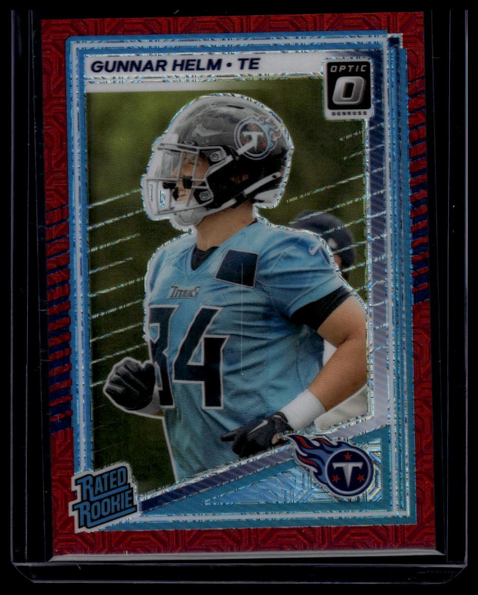 2025 Donruss Optic #294 Gunnar Helm Red Mojo