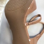 Kelly & Katie Beige Patent Leather Slingback Strappy Pointed Toe Stiletto Heels… — photo 8