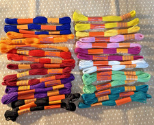 Lot of 32 Threadship DMC Embroidery Floss Cross Stitch Friendship Bracelets