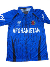 Afghanistan 2026 T20 Cricket World Cup Shirt Adult Blue Jersey New Uk Seller