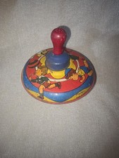 vintage tin Litho spinning top