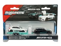 Majorette 2-PACK MERCEDES-AMG Glc 63 S + MERCEDES-AMG A 35 1:64 Neu Metal Model