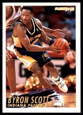 Byron Scott 1994-95 Fleer  #98 Pacers NBA READ FREE SHIPPING AutographDen