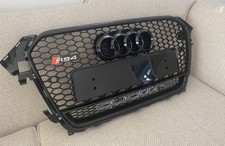 Audi A4 S4 B8.5 Honeycomb Quattro Grill |2012-2016 | RS4 Style Black Edition