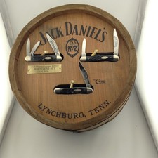 VTG 1of 5000 Case XX Jack Daniel's Limited Edition Whittlers Knife Set W/Display