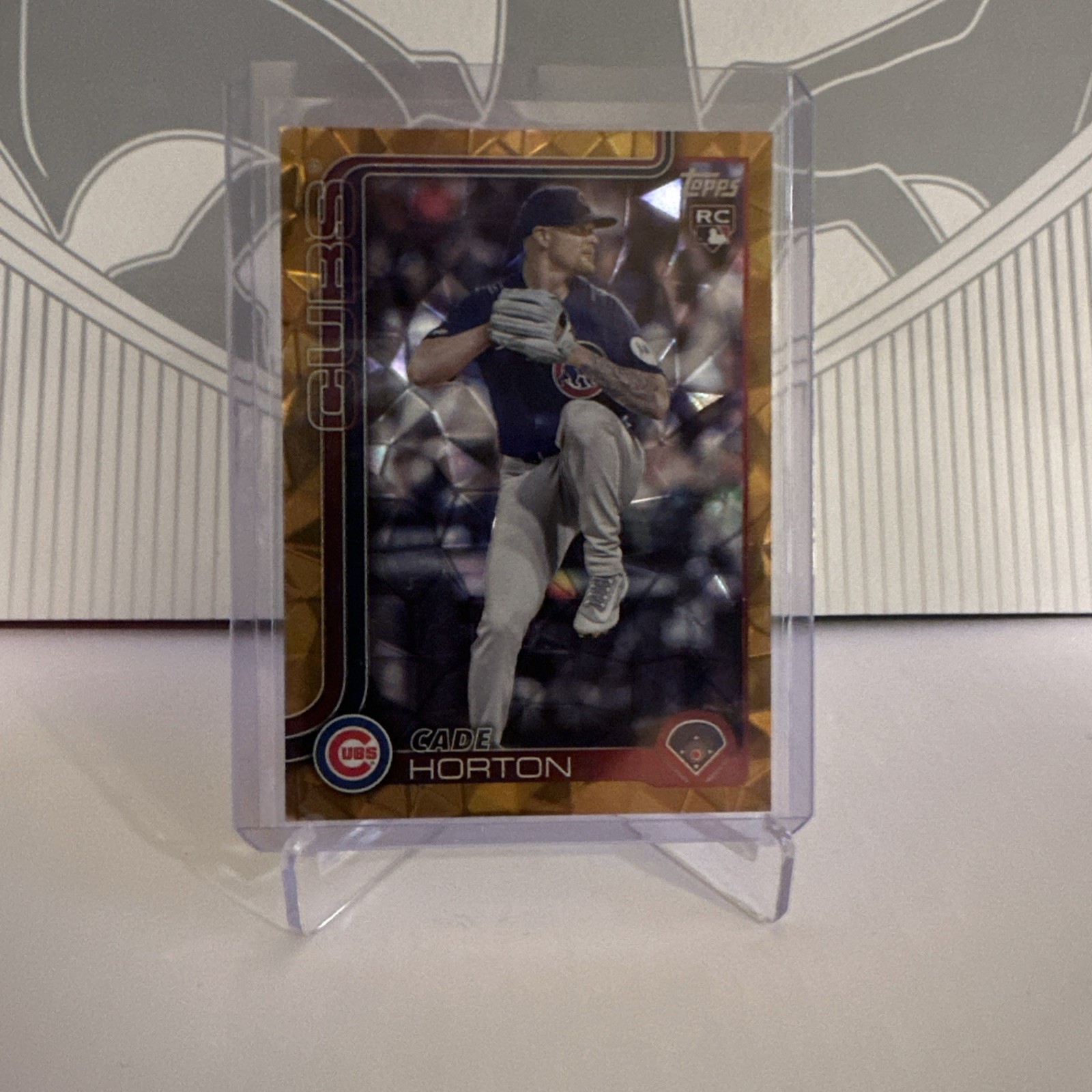 2025 Topps Update Series - Cade Horton #US140 Gold Diamante Foil (RC) /50
