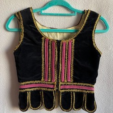 Girl s Handmade Stylized Lubelski Lublin Polish Folk Dance Costume Vest 28 Bust
