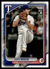 Owen White RC 2024 Bowman #57 Texas Rangers 29374 Baseball Card