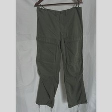 VINTAGE 80S American Army Chemical Protective Cargo Work Pants Military Used