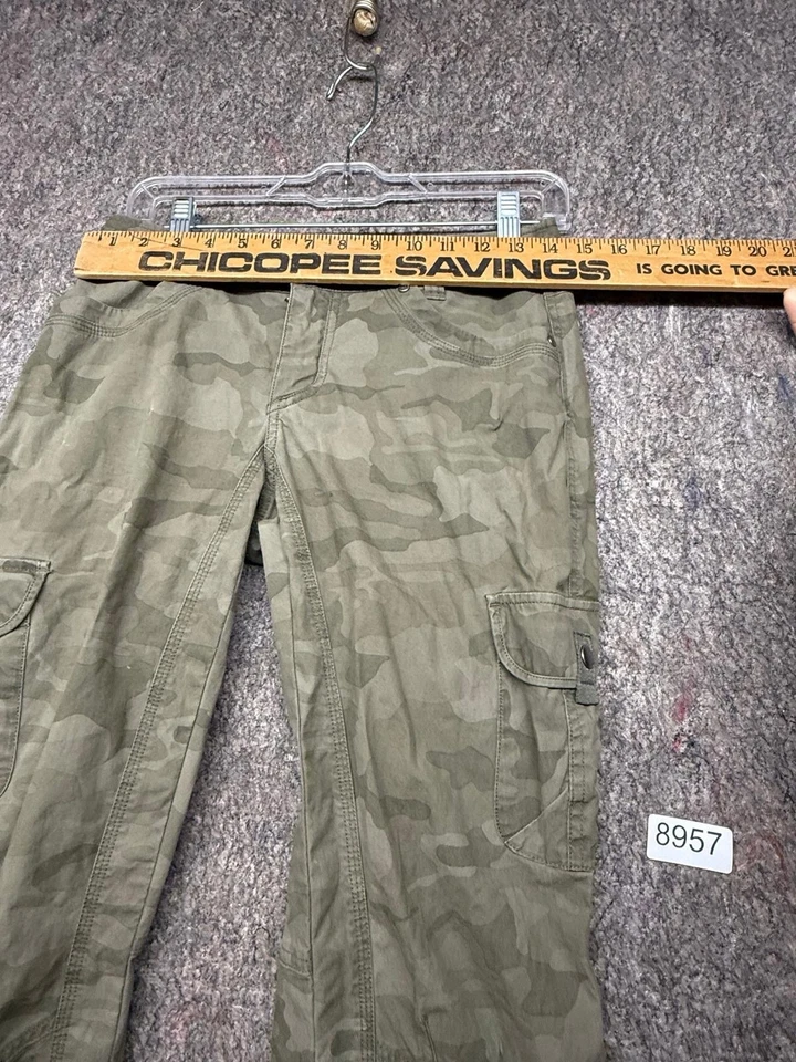 Pantalones Kuhl Mujer Pantalones Verde Camuflaje Enrollables Senderismo Aire Libre Talla 6 Foto 3 de 4