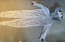 Childrens Sloth all-in-one pyjama suit/ one piece loungewear with zip Age 8