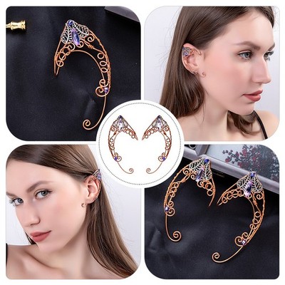  Retro-Ohrringe Feen-Elfenohren Schmuck Ohrhugger Für Frauen Ohrclips