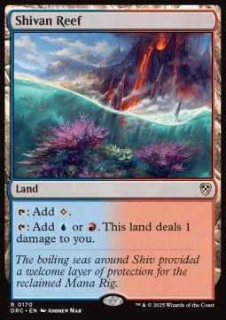Magic/MTG Shivan Reef DRC-170 Rare Englisch Neu