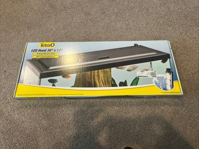Tetra LED Hood 30 Inches By 12 Inches, Low-Profile Aquarium Hood With Lighting