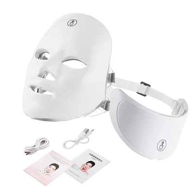 Foreverlily LED Gesicht Hals Schönheit Maschine Hautverjüngung Massagegerät Gerät
