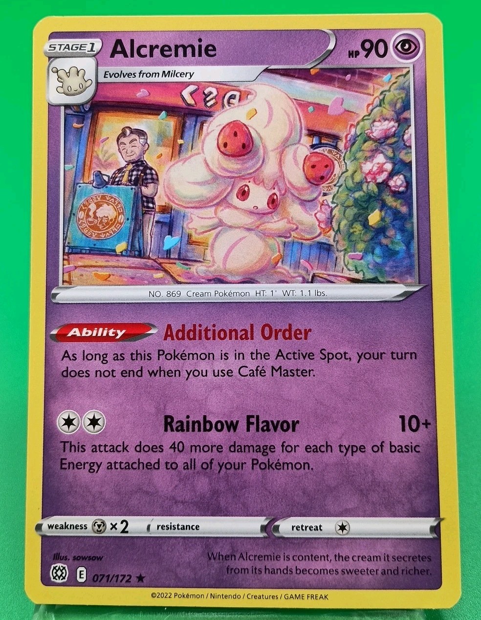 Alcremie - 071/172 - Rare - Brilliant Stars - Pokemon - NM/M