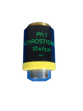 Carl Zeiss Achrostigmat 10x /0.25 Ph1 Microscope Objective Lens 10x /0,25