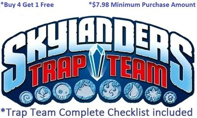 *Buy 4=1Free Skylanders Trap Team Complete UR Set w Checklist*$7.98Minimum 