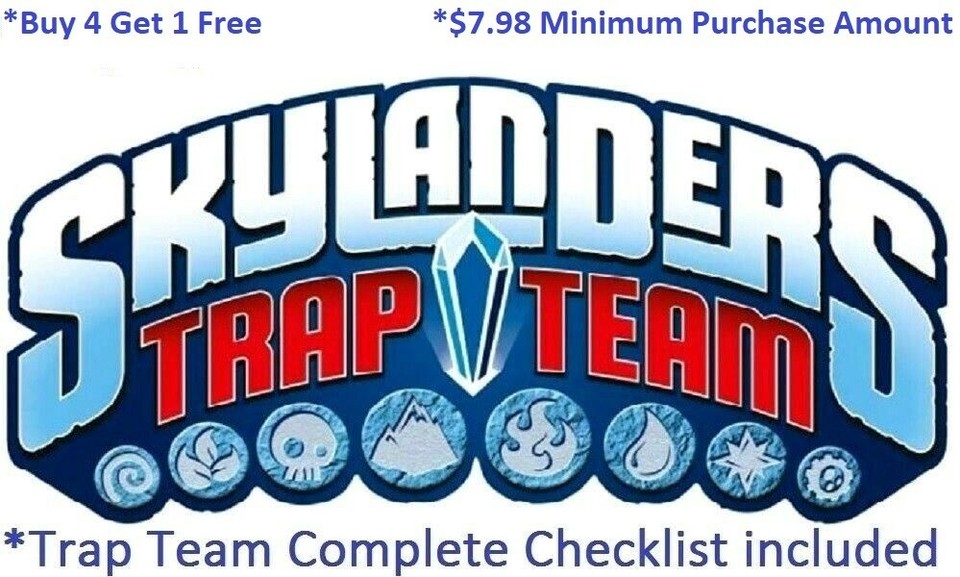 *Compra 4=1Juego UR completo Skylanders Trap Team gratis con lista de verificación*$7,98 mínimo