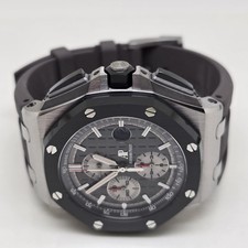 AUDEMARS PIGUET ROYAL OAK OFFSHORE 26400IO TITANIUM WATCH 44 MM(MINT & ORIGINAL) 10