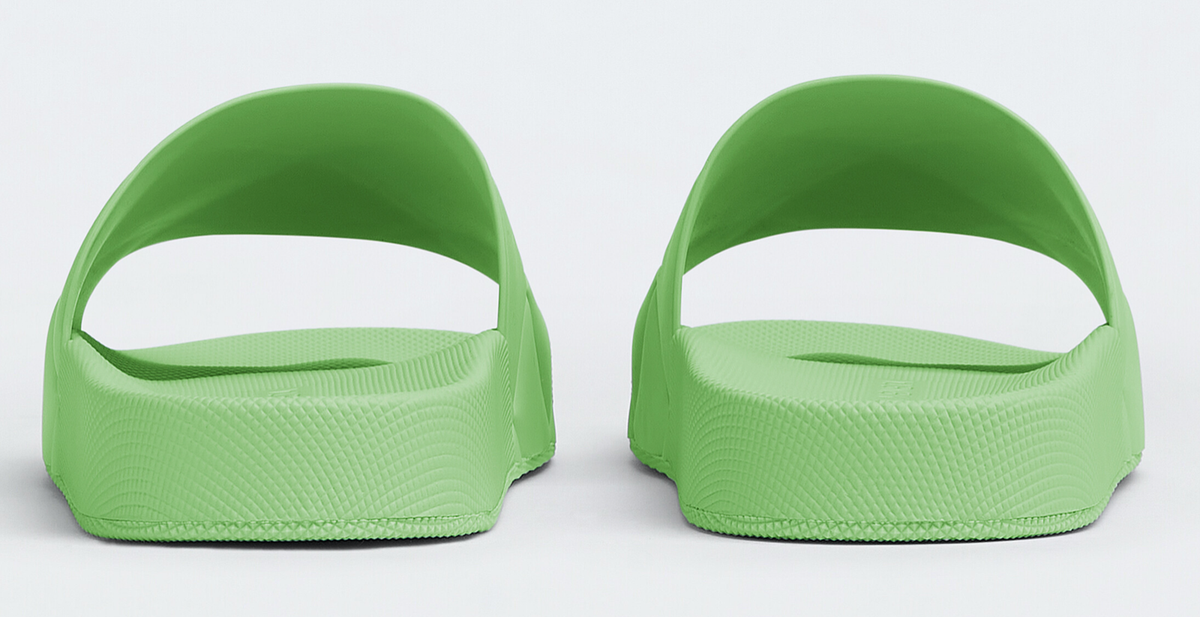 Bottega Veneta Slider Pistachio Green Quilted Rubber Pool Slide