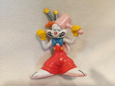 DISNEY AMBLIN PVC CAKE TOPPER ROGER RABBIT SEEING STARS 1987 3