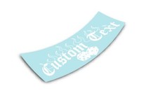 Custom Text V1 Windshield Decal Car Sticker Banner Stance Jdm Graphics Lowered