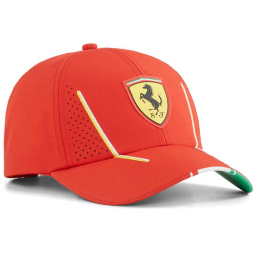 Casquette de pilote PUMA Scuderia Ferrari F1 2024 équipe baseball - Photo 1/5