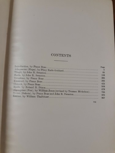 Handbook Of American Indian Languages, Franz Boas, 2 Vol. 1911-22, X-lib., Fair - Picture 9 of 20
