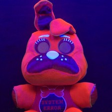 Five Nights At Freddy's Bonnie System Error Red Stuffed Plushie Glow Funko 8"