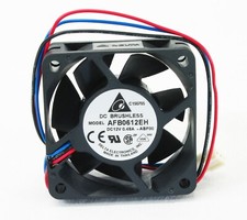 Delta High Speed Case Fan AFB0612EH 60x60x25mm 6800 RPM 38 CFM 3-pin header