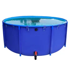 78.7X31.5in Round Above Ground Outdoor Backyard Swimming Pool