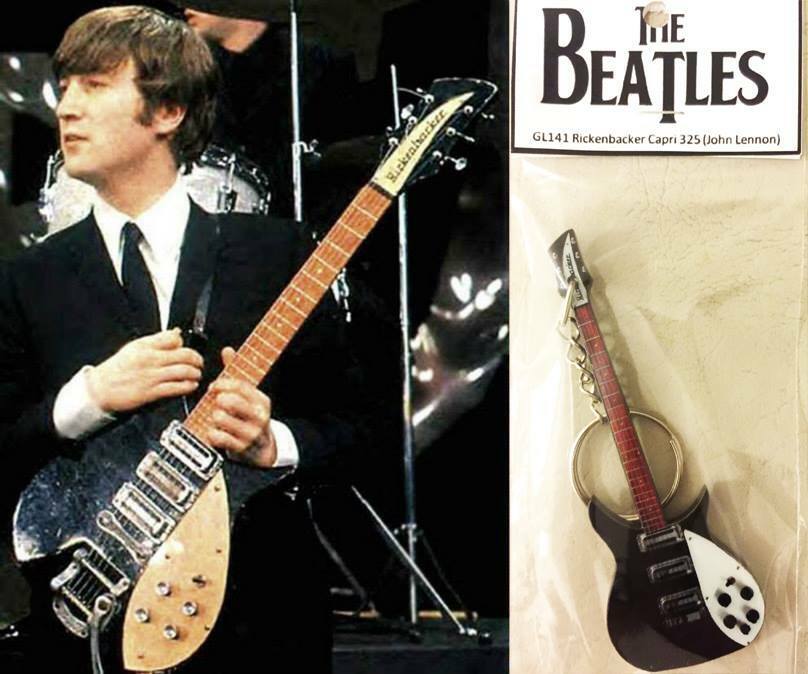 Keychain Guitar Rickenbacker 325 Capri John Lennon The Beatles