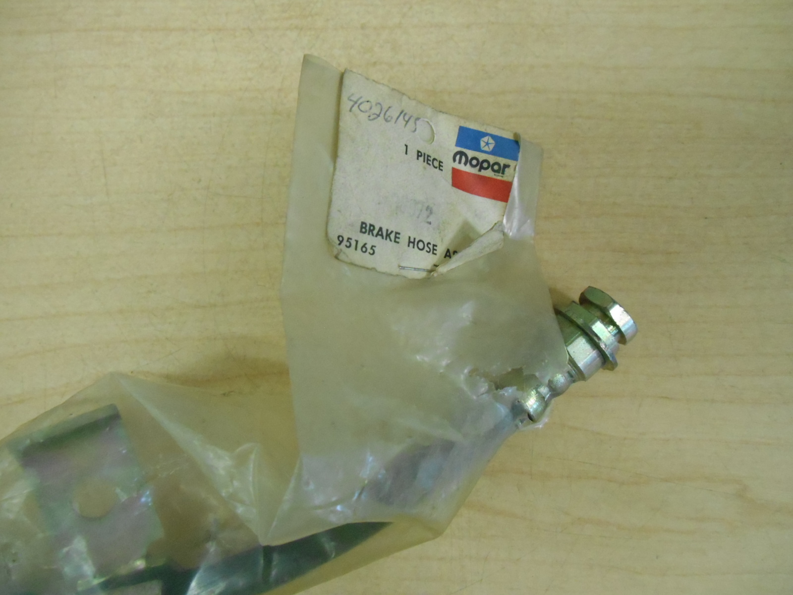 MoPar Front Brake Hose (Lt) NOS 1970's P/N 4026145 eBay