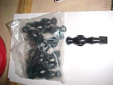 Foosball Lot of 12 Replacement l Table Players Black NEW