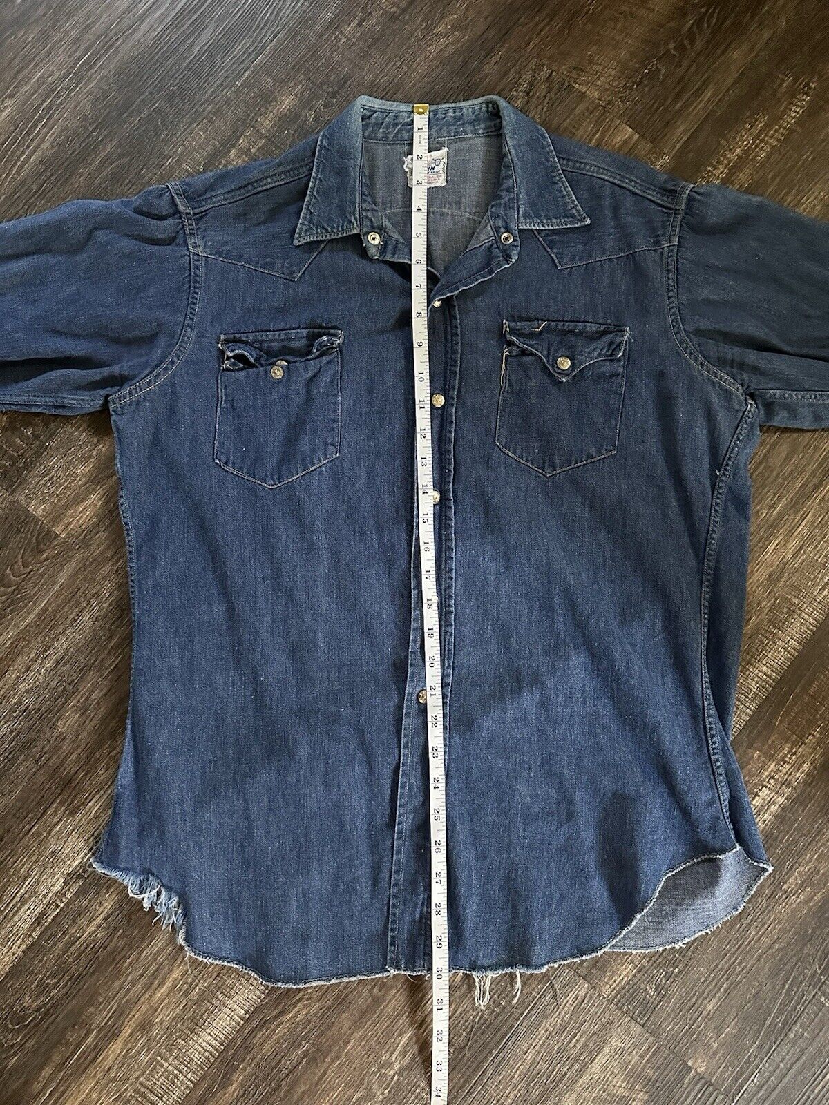 1950s Levi's Short Horn Denim Shirt - Gem 1950s Levi's Short Horn Denim Shirt - Gem