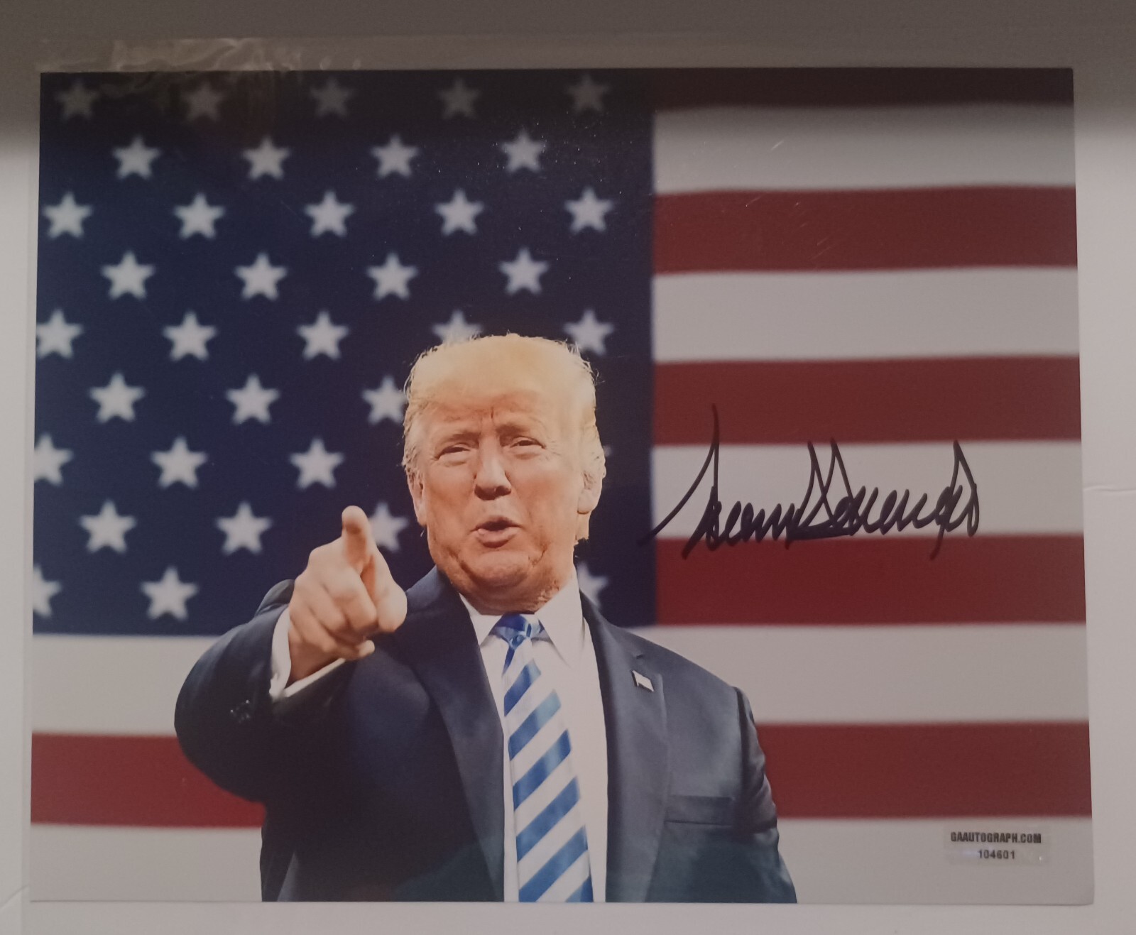 President Donald Trump 8X10 Signed Photo Autographed COA | eBay