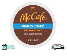 🆕☕ McCafe Paris Cafe Medium Roast Keurig Coffee K-cups  