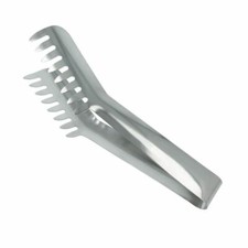 Edelstahl Spaghettizange Servierzange Nudelzange Salatzange Pastazange