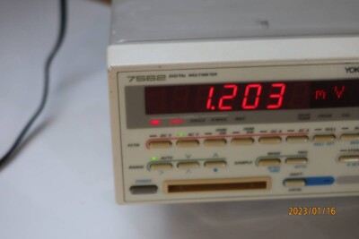 Yokogawa 7562 Digital Multimeter Programmable DC Voltage Used Good