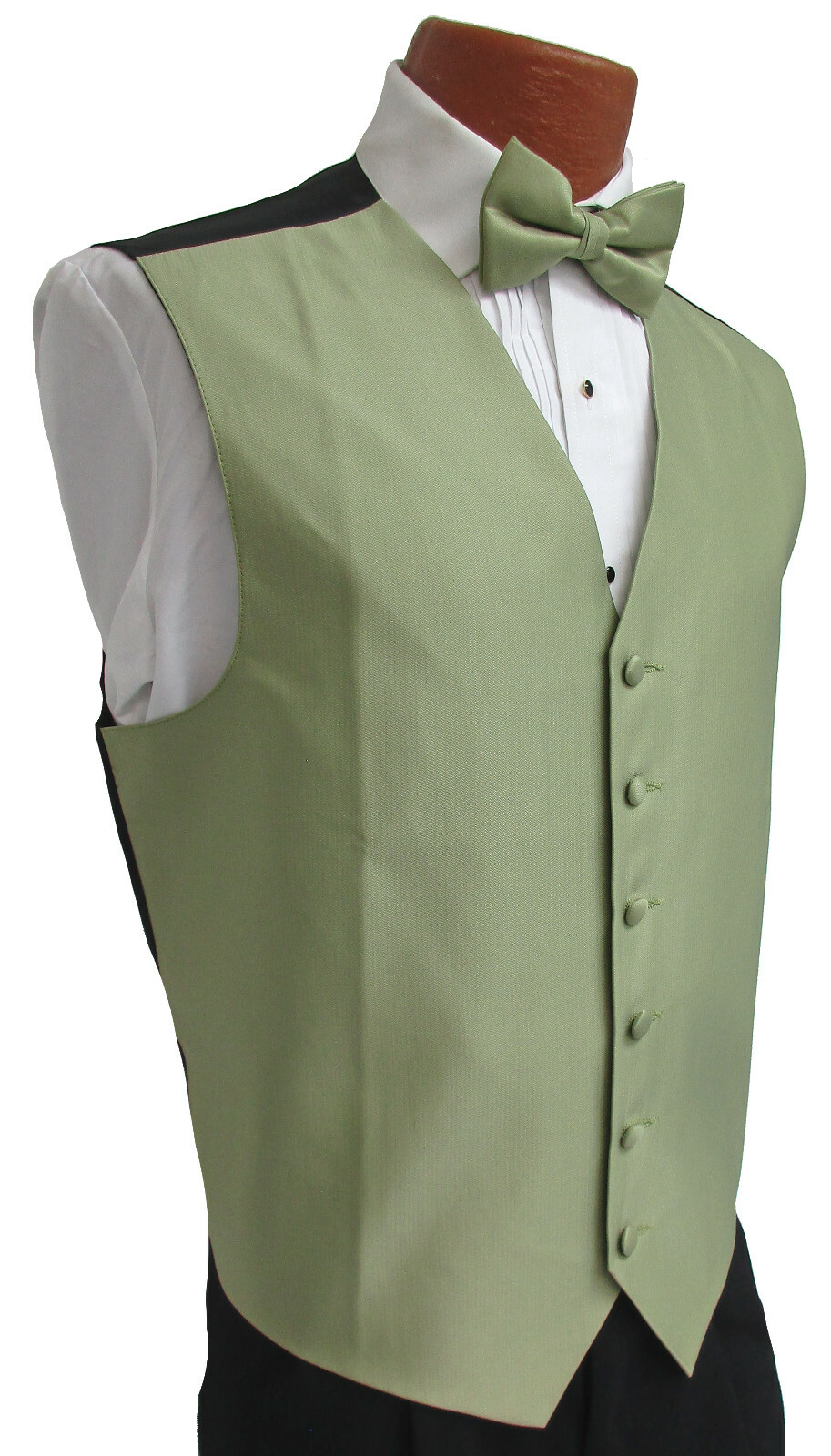 Men's Sage Green Armanno Tuxedo Vest 