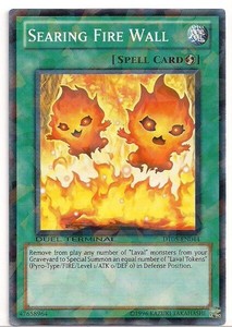 Searing Fire Wall - DT05-EN044 - Parallel Rare - Duel Terminal x3 - Near Mint