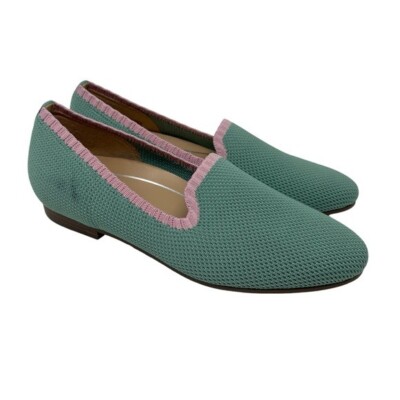 Vionic Willa Knit Frosty Spruce Pink Comfort Loafers Size 7