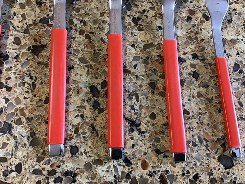Villeroy & Boch 18/10 Stainless Flatware 11 Mixed Pieces S+ Chili Red Nice! - Picture 12 of 16