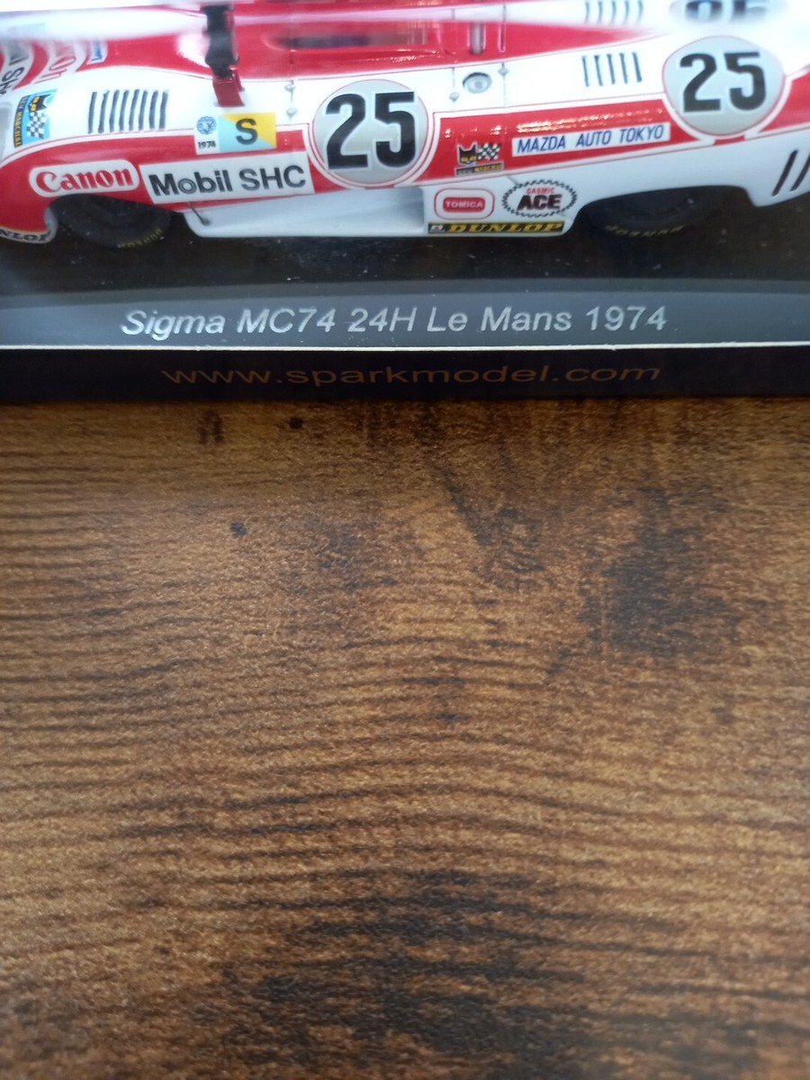Sigma MC74 25 24 Heures du Mans 1974 Spark S3558 - Miniatures Autos Motos