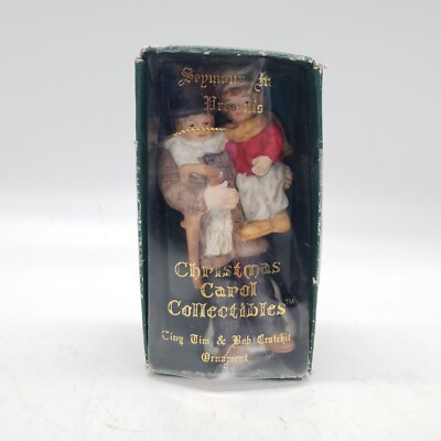 Seymour Mann Tiny Tim & Rob Cratchit Ornament Christmas Carol Collectibles