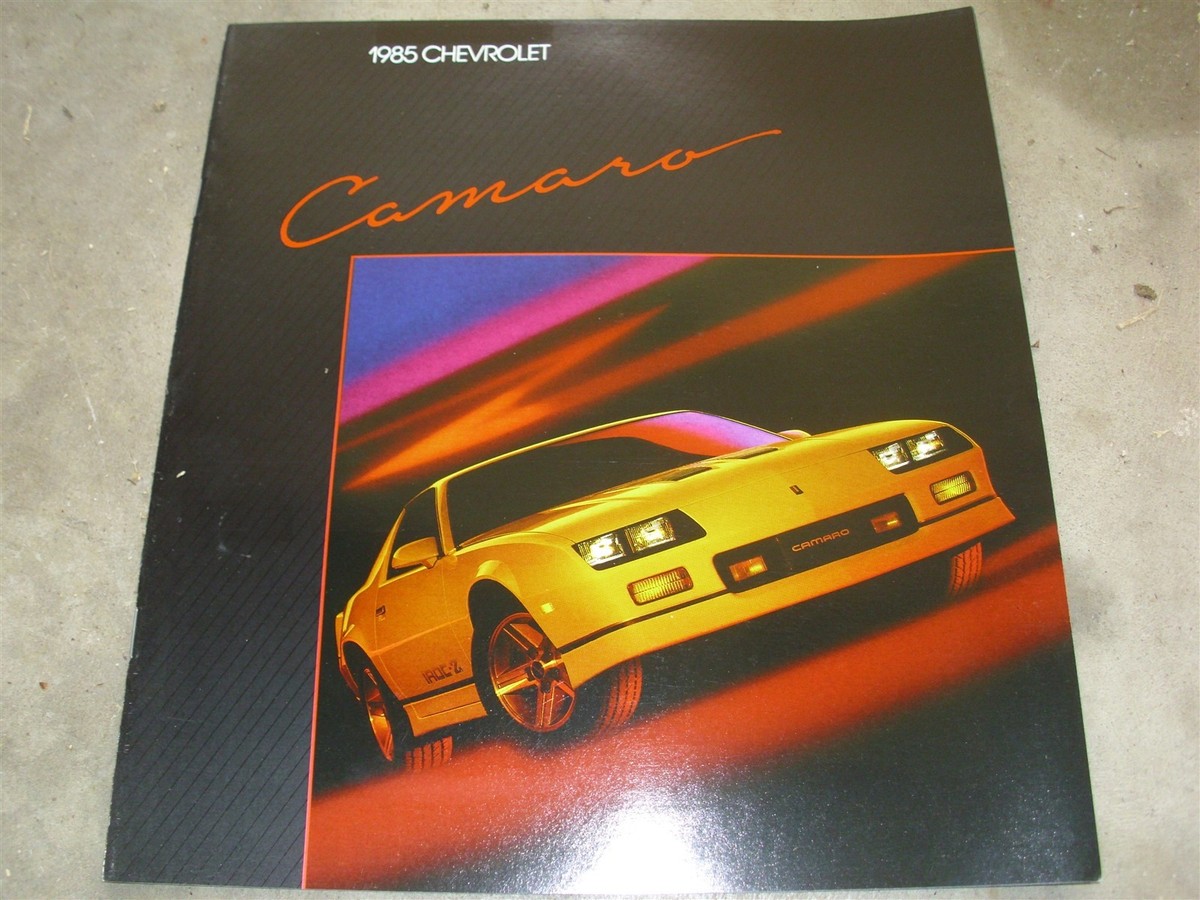 NOS 1985 CHEVROLET CAMARO AND CAMARO Z28 Z/28 DEALER SALES