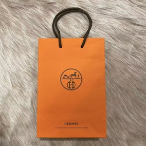 Authentic Hermes Luxury Small Paper Shopping Gift Bag 8.5\