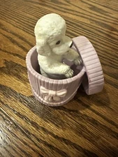 Vintage Princeton Gallery fine porcelain peek a boo figurine 1992 RARE Poodle